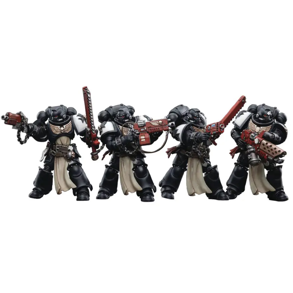 W40K - Figurine Joy Toy : Black Templars Crusader Squad