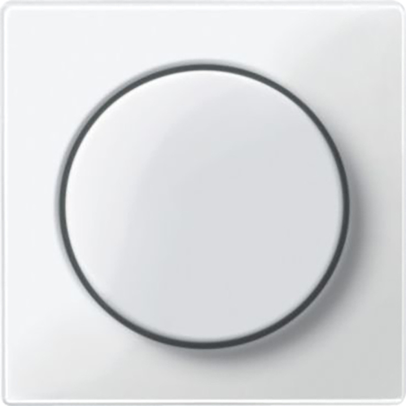 Schneider Electric Systeem-M centraalplaat dimmer Glanzend wit