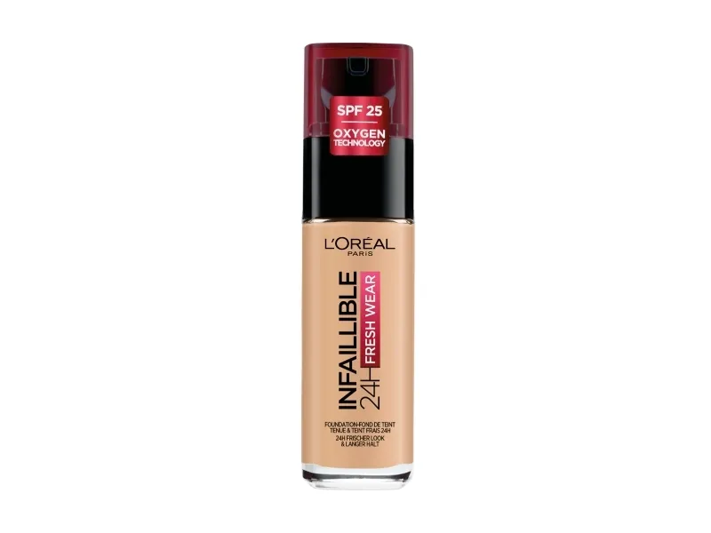 L'Oreal Paris Infallible 24hr Freshwear Liquid Foundation 200 Golden Sand 30ml