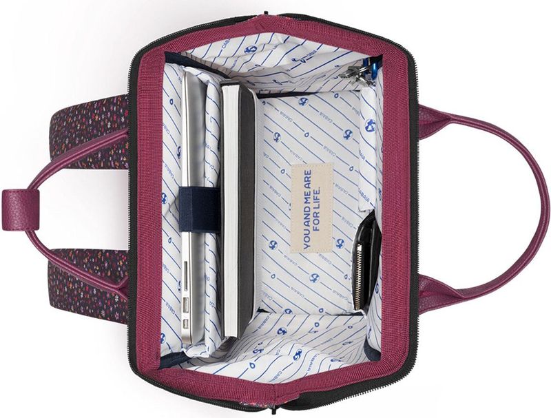 Cabaïa - Adventurer All Over - Rugzak - Paars - 100% Polyester - 23 Liter