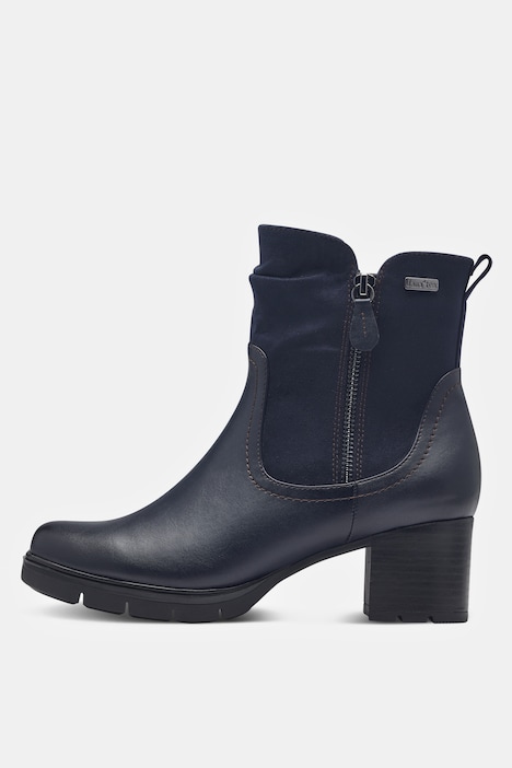 Stiefeletten, Jana Softline, vegan, Veloursoptik, Weite G