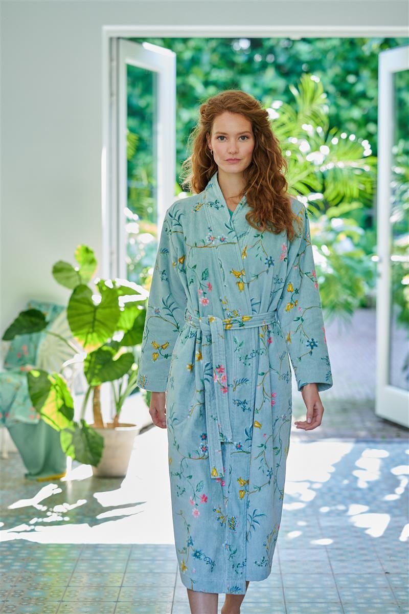 Bademantel PIP STUDIO Velour LES FLEURS XS