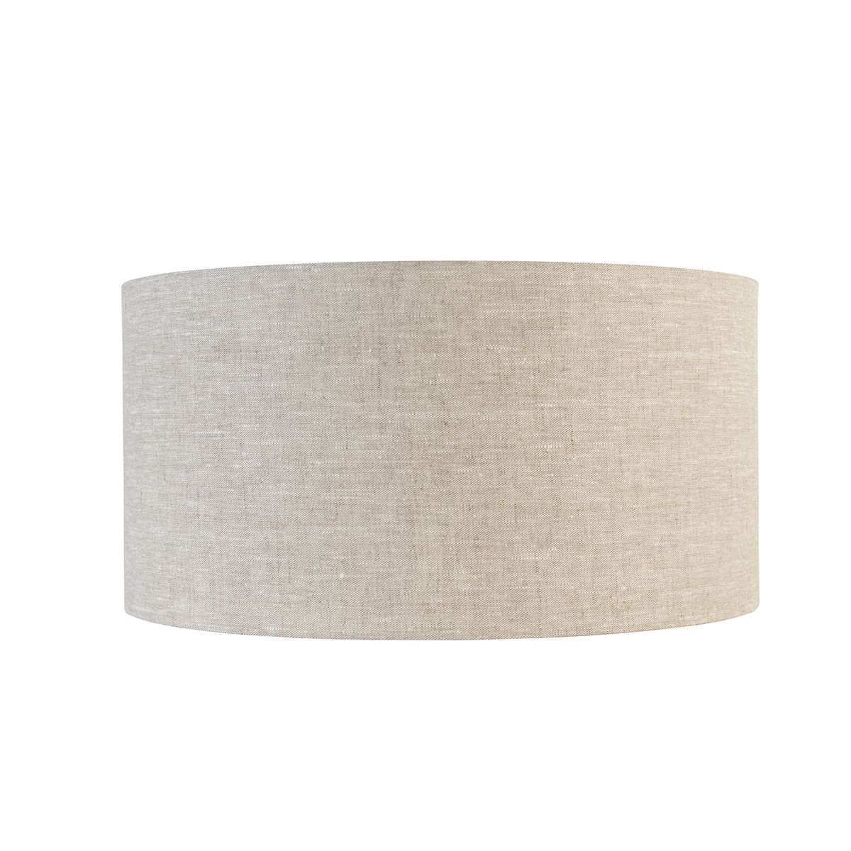 Stoffen lampenkap lichtgrijs rond 50/50/25