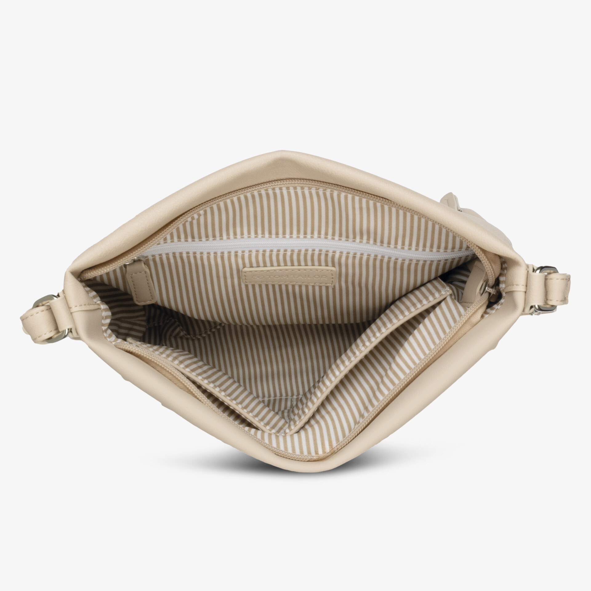 TOM TAILOR GIA Cross Bag M Damen Umhängetasche beige