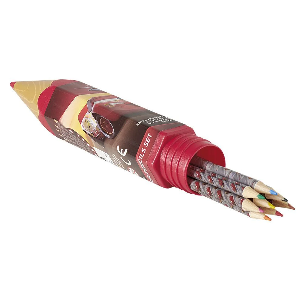 Boîte crayon avec crayon de couleur
