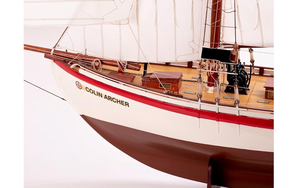 Bausatz Segelschiff Colin Archer, 1270 mm 1:15<br>Detailgetreuer Segelschiff Modellbausatz