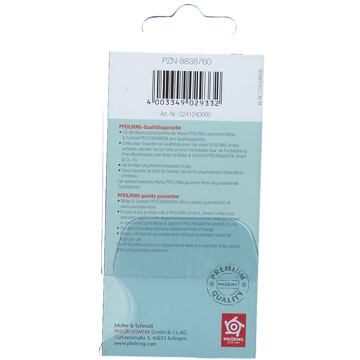 Pfeilring® Kombischere gebogen 4124
