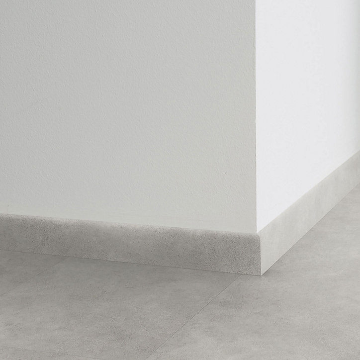Plinthe PVC béton gris 196 x 6 cm Tarkett (lot de 5)