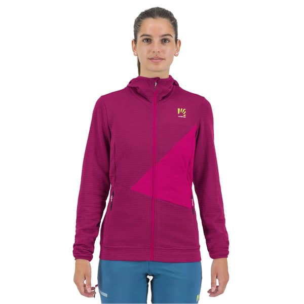 Veste polaire randonnée KARPOS NUVOLAU W FLEECE CHERRIES JUBILEE/INNUENDO
