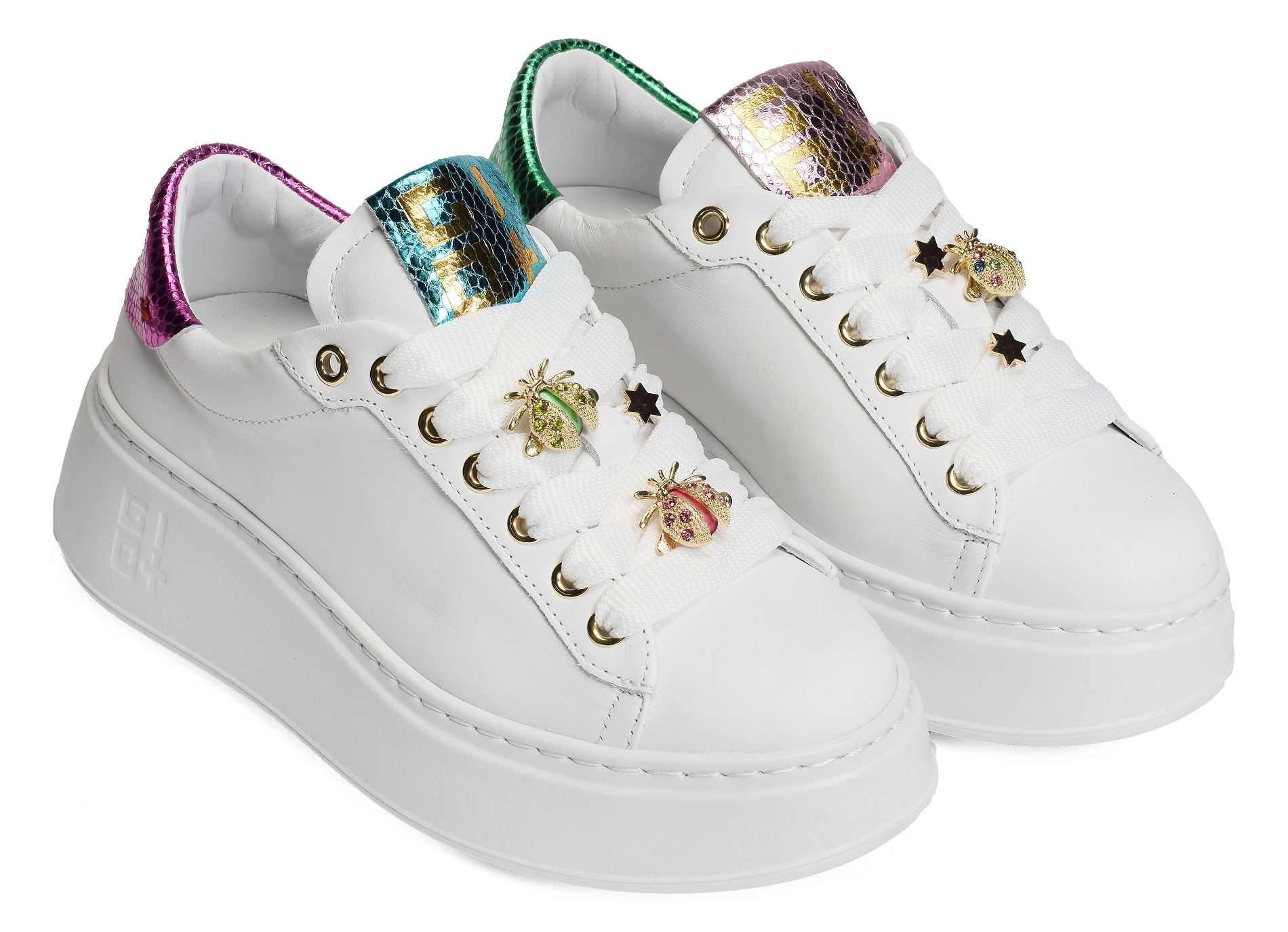 Pia 158a blanc multicolore