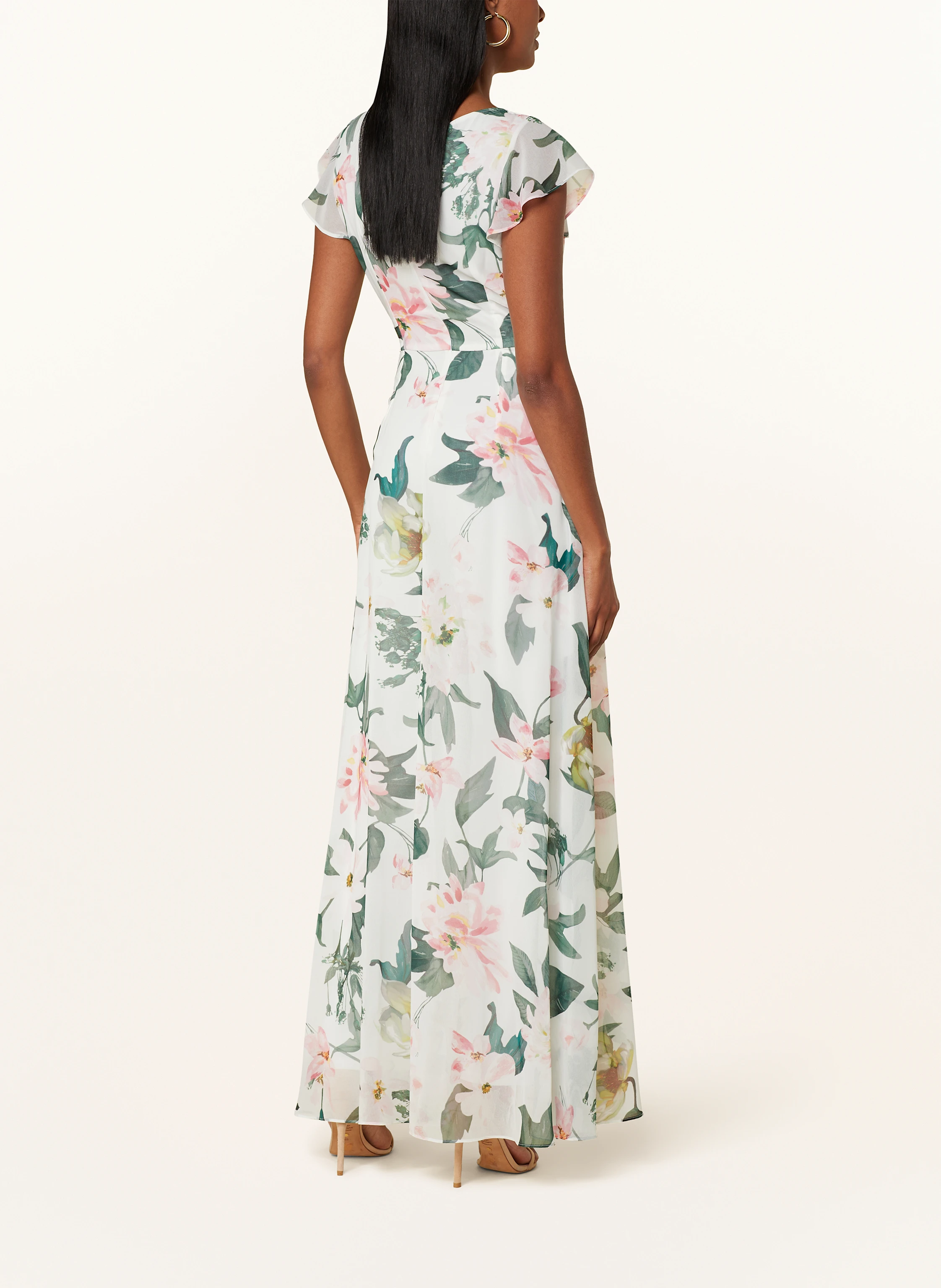 Vera Mont Jumpsuit im Materialmix mit Rüschen