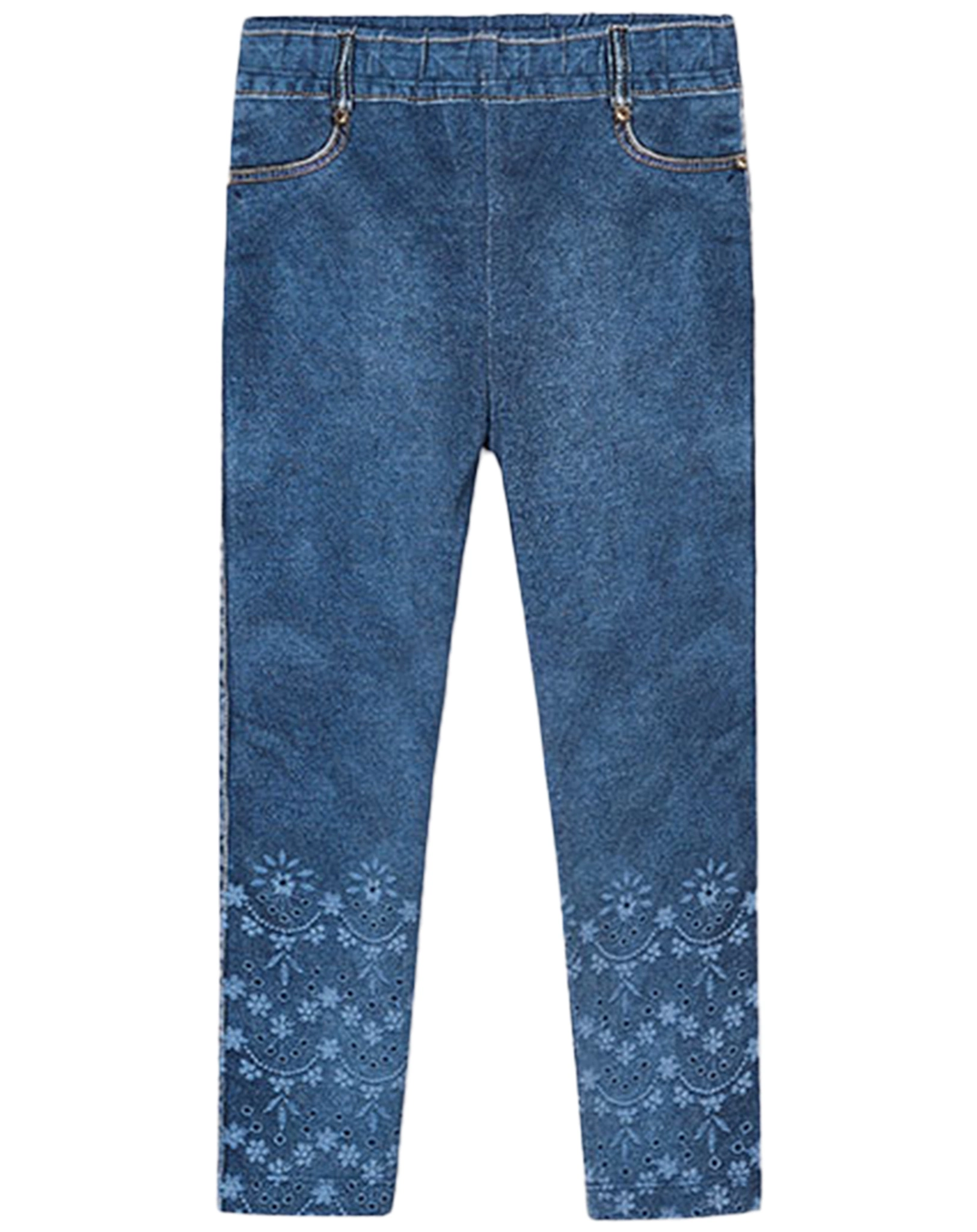 Jeans-Leggings BLUMENSTICK in dunkelblau
