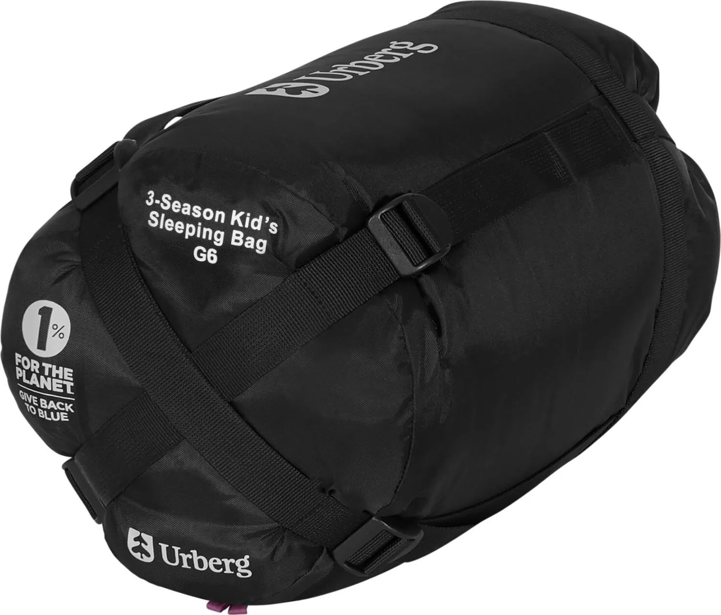 Urberg Kids' 3-Season Sleeping Bag G6 Dark Purple