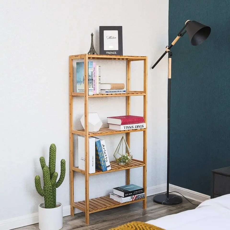 Bobbel Home - Opbergrek- Bamboe - 5 Planken