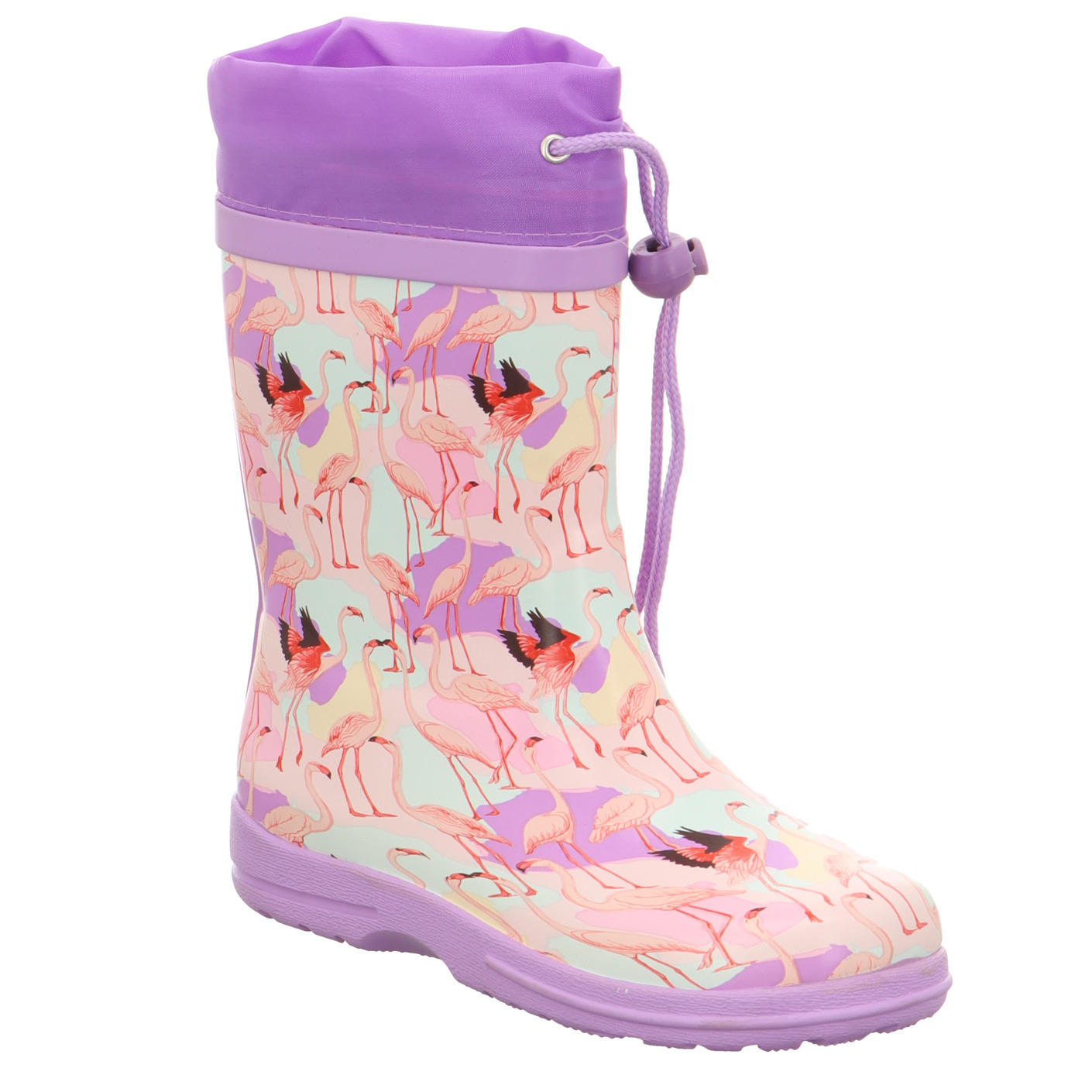 Gummistiefel violet