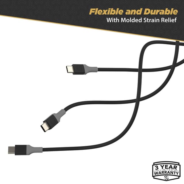 Strikeline ladekabel USB-C til USB-A
