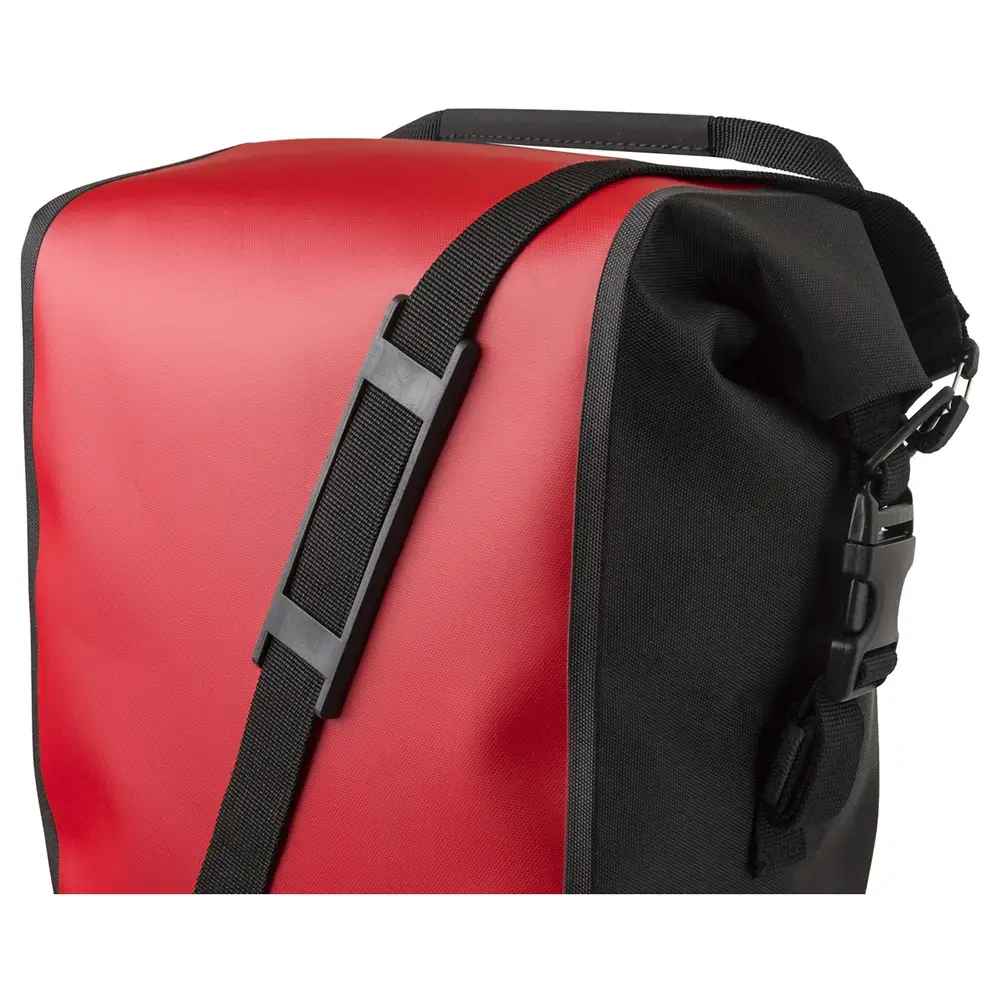 AGU Clean Single Shelter Click'nGo Medium 17L Fietstas Rood