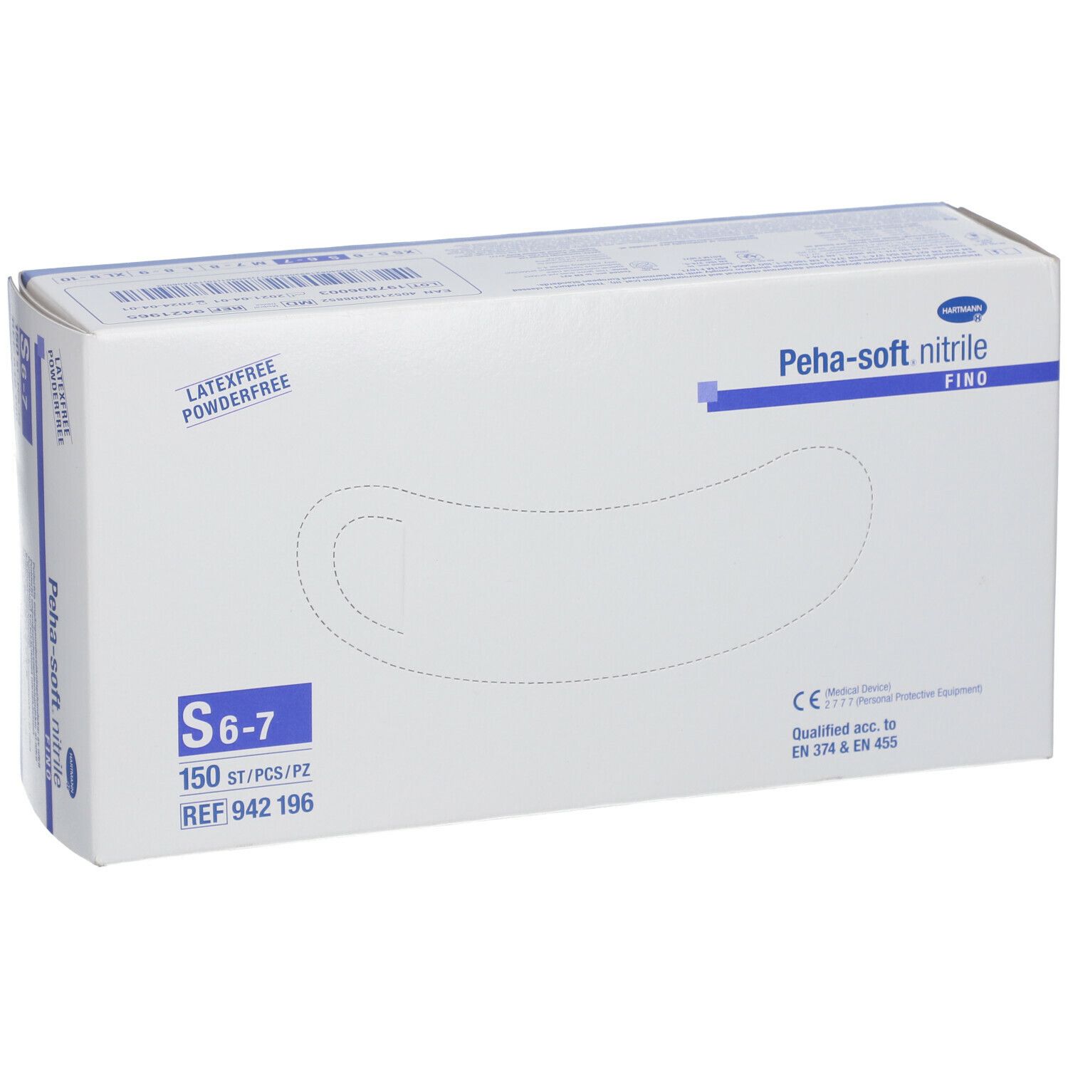 Nitrilhandschuhe HARTMANN Peha-soft nitrile fino puderfrei