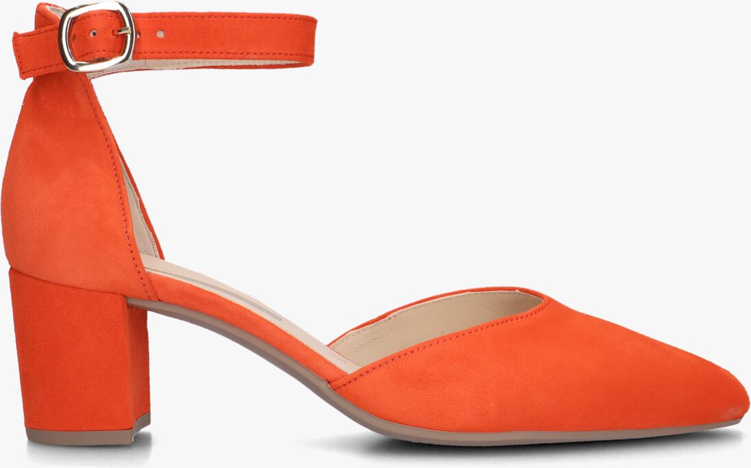 oranje gabor sandalen met hak 340