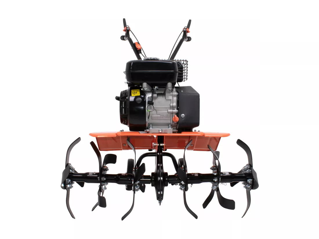Tukang 212 - Motoculteur pour Potager à Explosion à Essence 4 temps 6.1HP Moteur 212cc avec 6 Fraises Ø40 cm