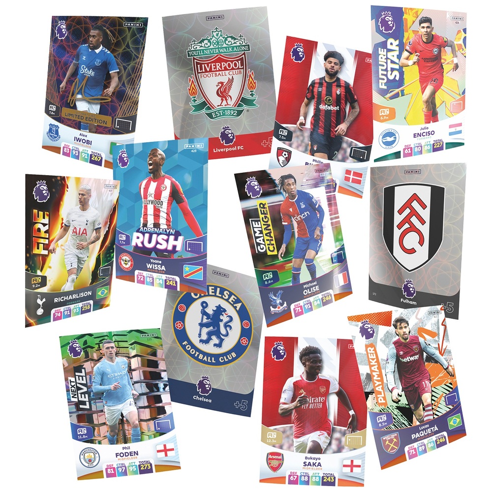 Panini Premier League 2024 Adrenalyn XL Stadium Blaster Box