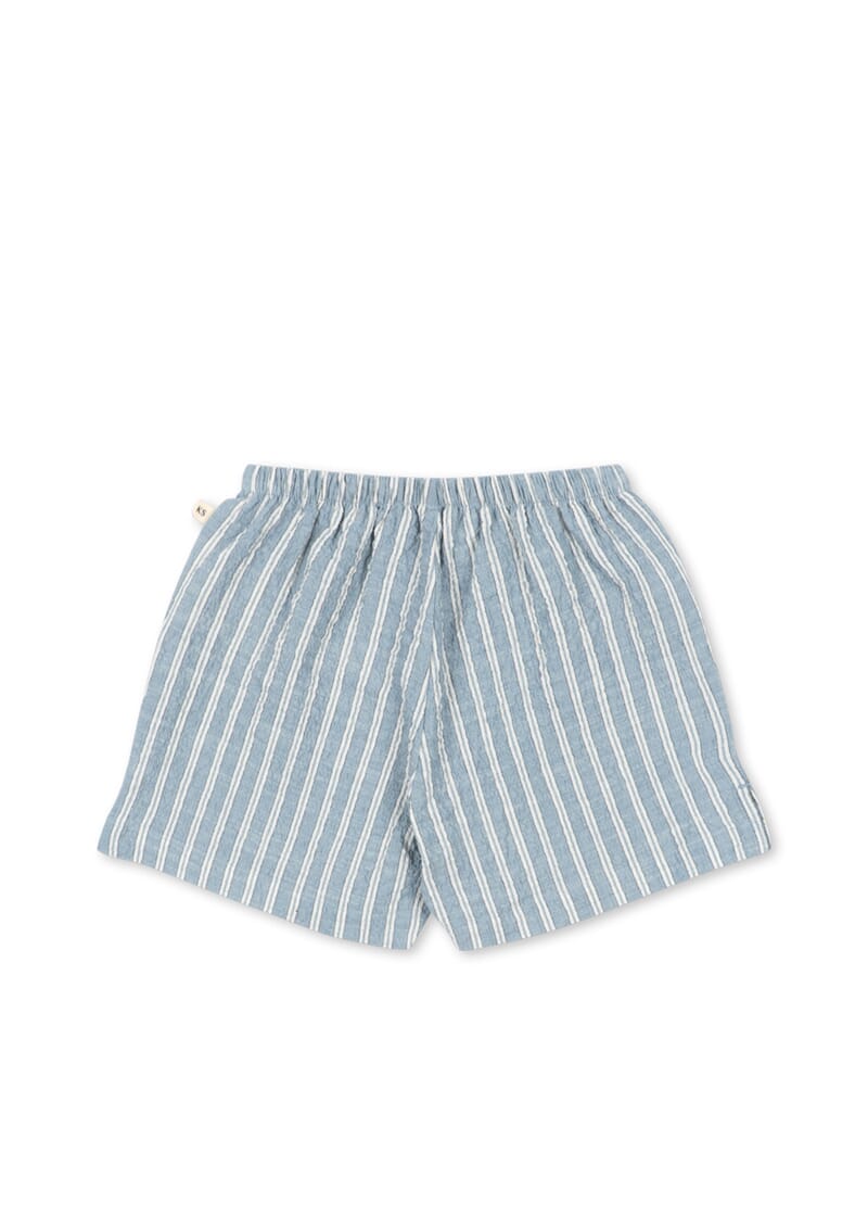 Elliot Shorts  trio bleu stripe - Konges Sløjd - Rumpetroll