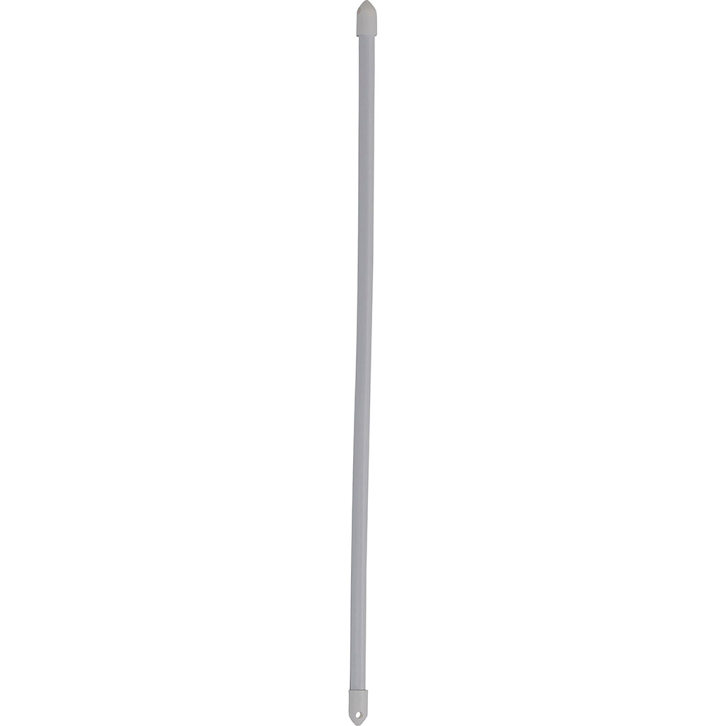 Lot de 2 tringles de vitrage rondes extensibles blanc 30-40cm