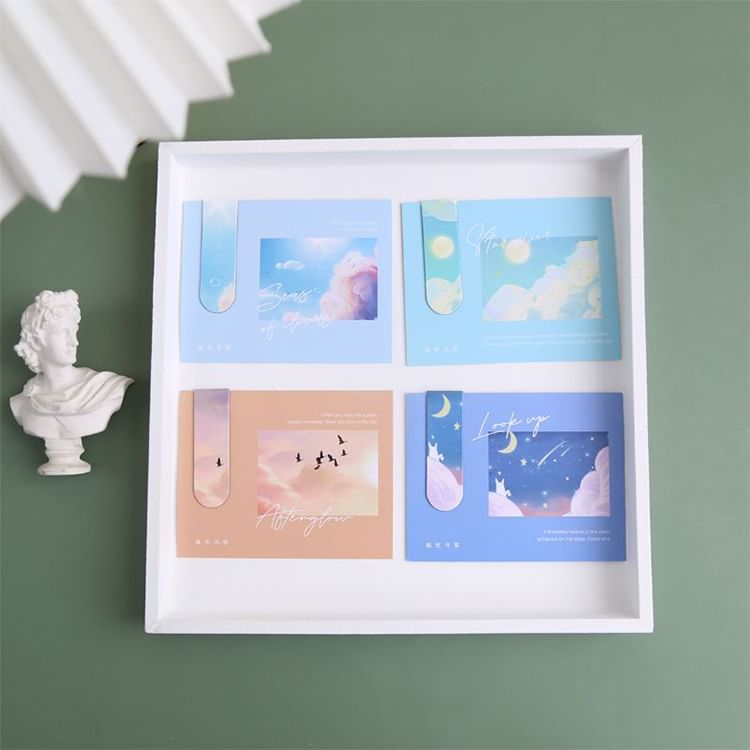 Candy Lemon - Set van 2 / 8: Print magnetische bladwijzer
