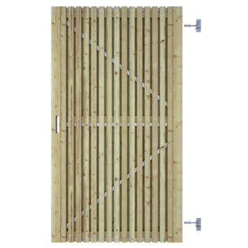 Tuinpoort Andalusië grenen hout verticaal 178 x 99 cm