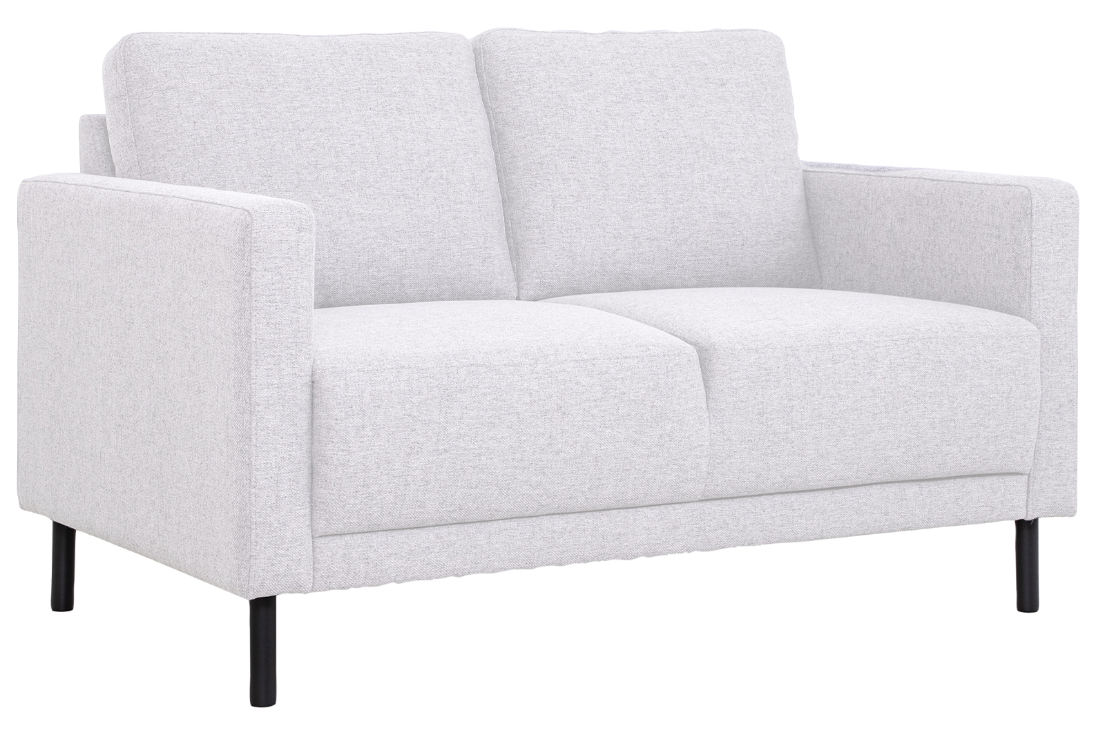 Billy 2-seter sofa 2-seter sofa i tekstil Neve 02 offwhite med sorte ben.