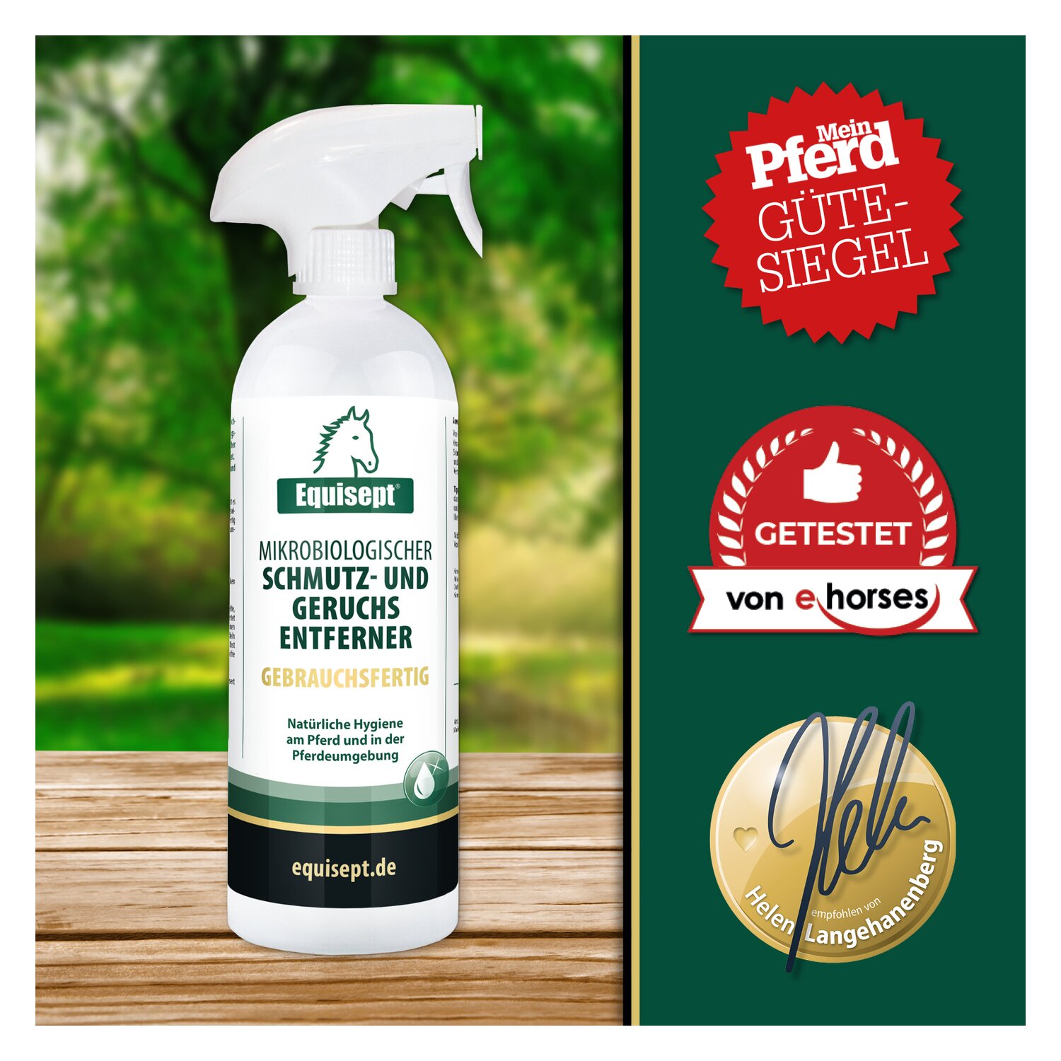 Equisept Schmutz- und Geruchsentferner  - 750 ml