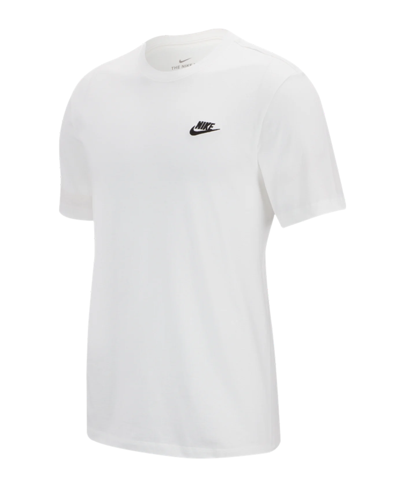 Nike Club T-Shirt Weiss Schwarz F101