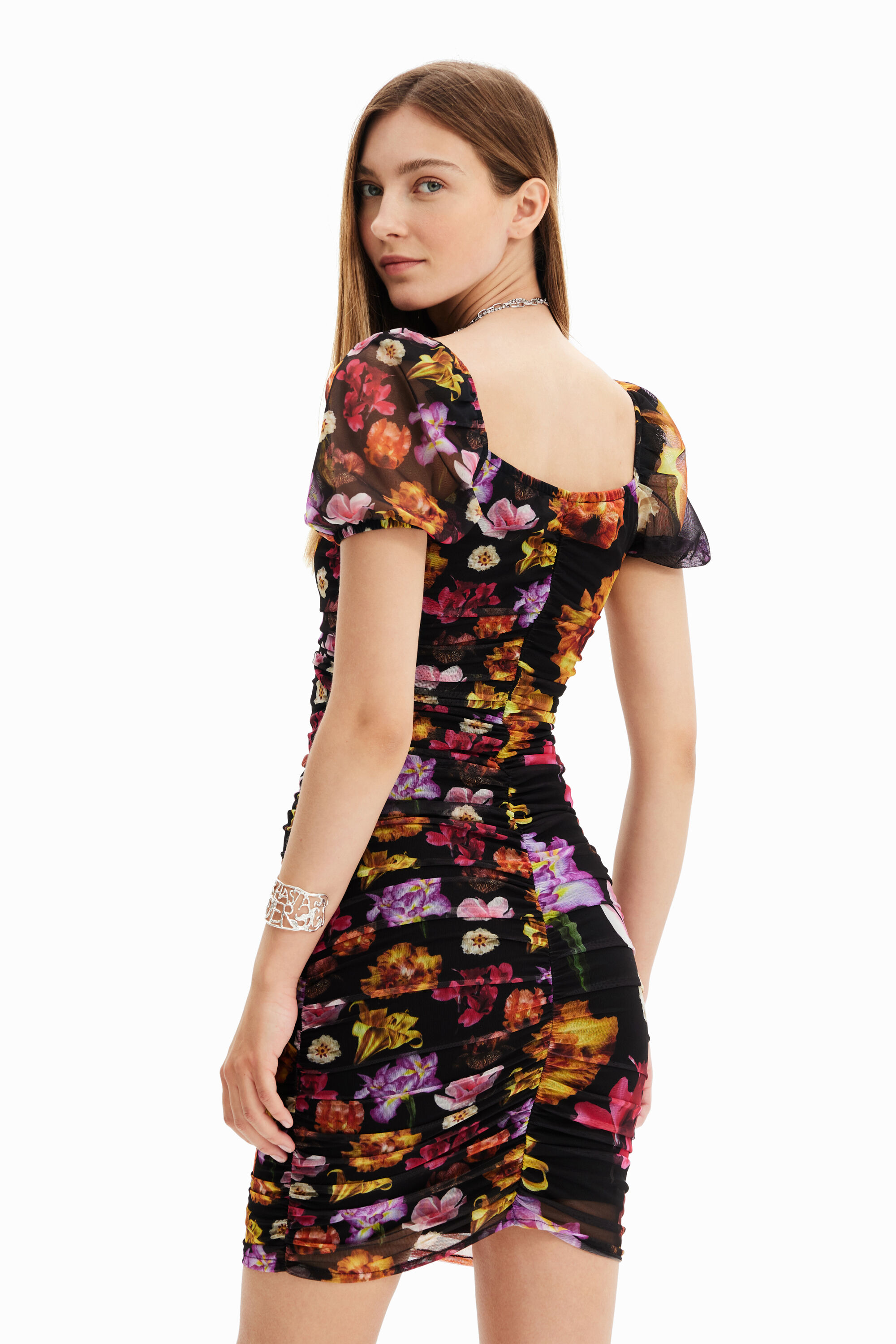 Robe courte froncée M. Christian Lacroix