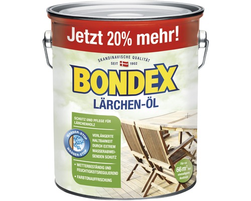 BONDEX Larikshoutolie 3 L +20%