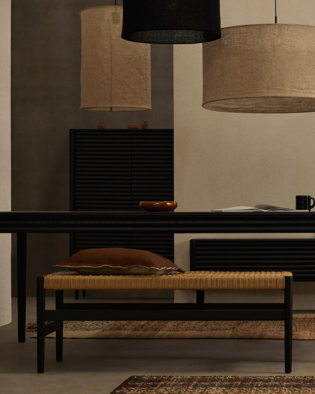 Kave Home Lenon uitschuifbare tafel 160/200x90 naturel