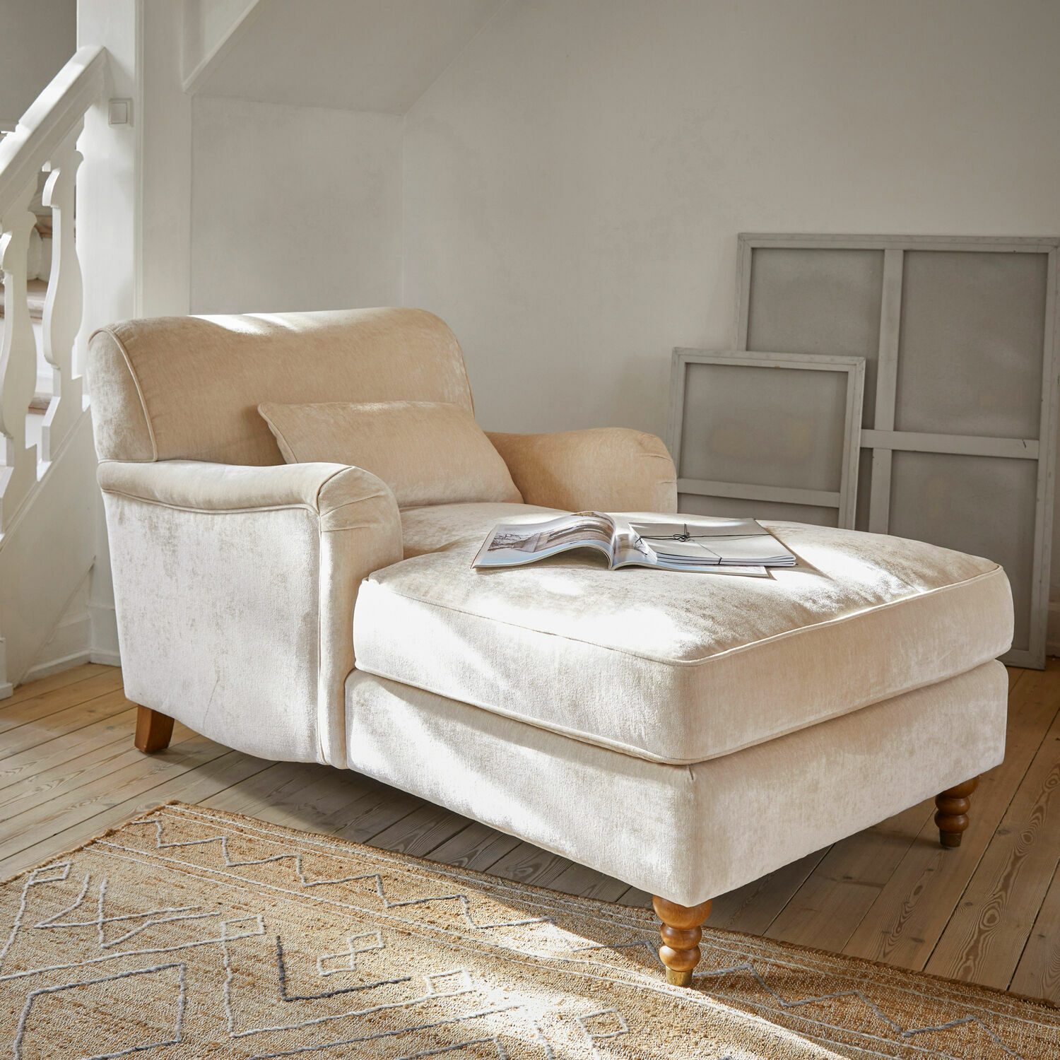 Chaiselongue Isa creme