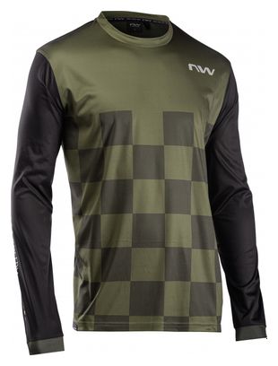 Maillot Manches Longues Northwave Sharp Vert/Noir