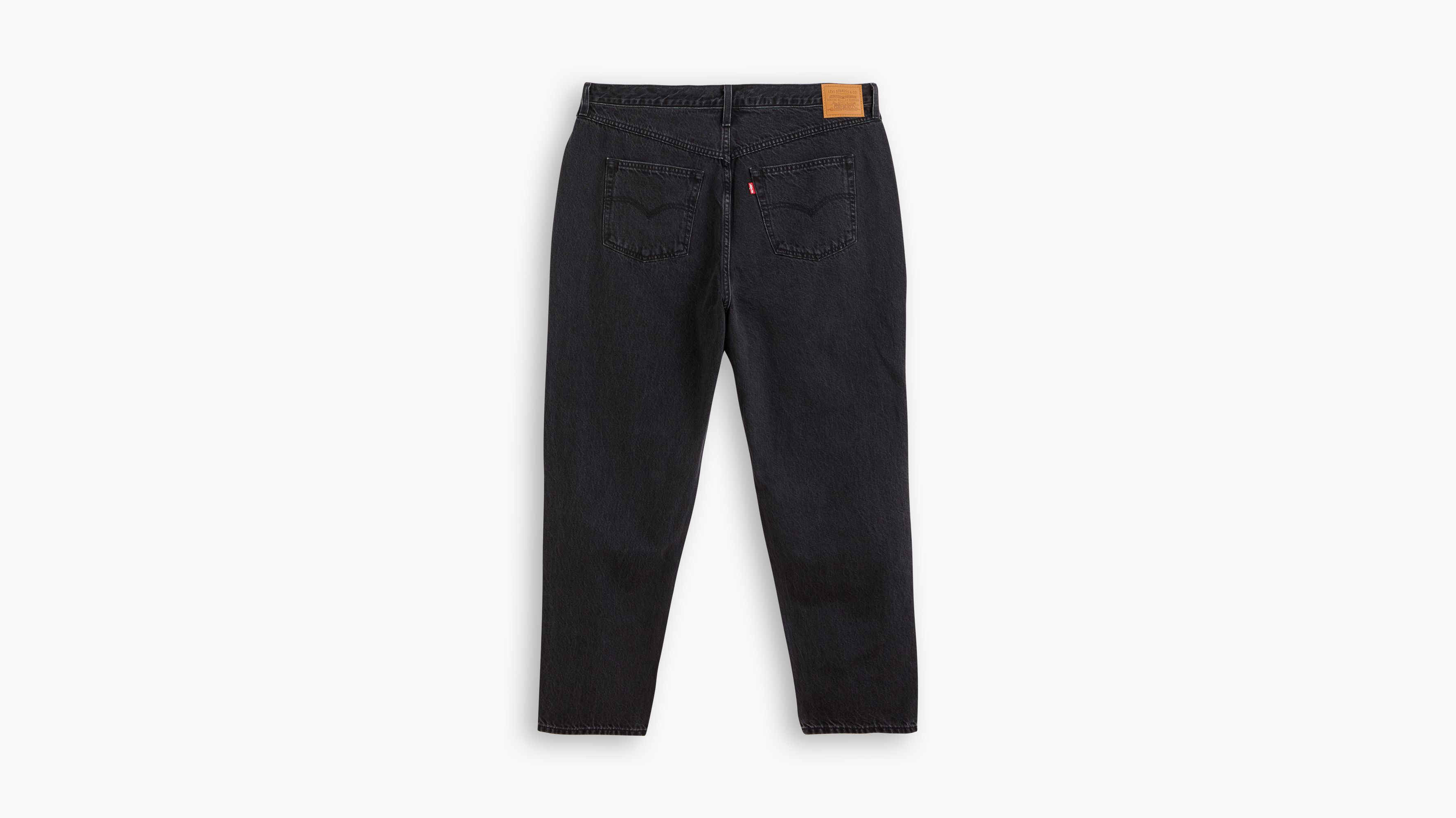 Jean Mom ’80 (Grandes tailles) - Black Destructed - Noir