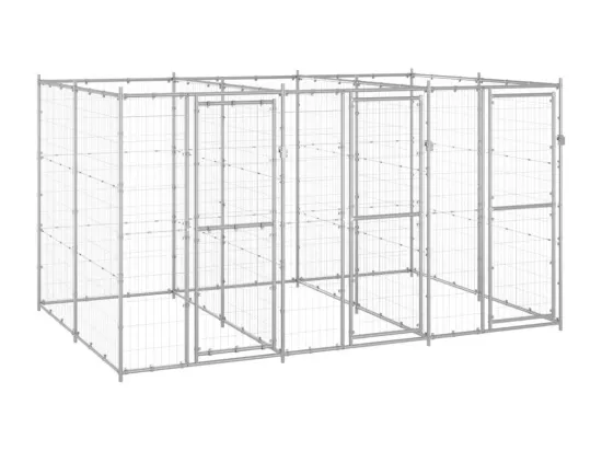 Chenil extérieur cage enclos 330 x 220 x 180 cm 02_0000427