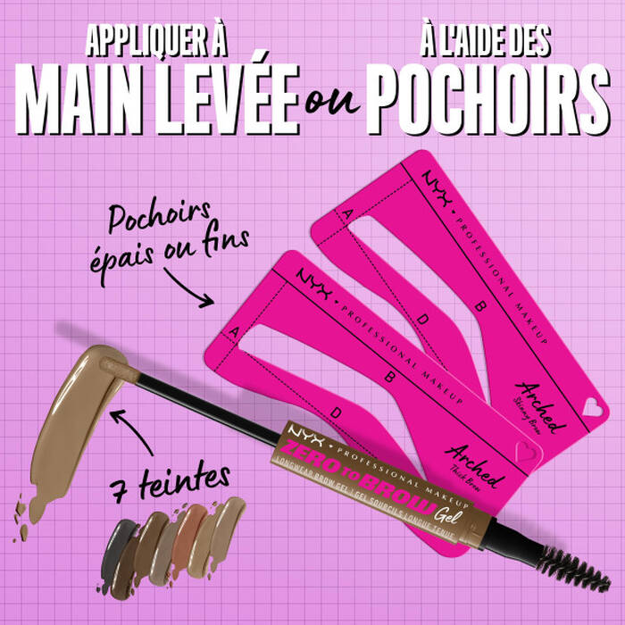 POCHOIRS ZERO TO BROW