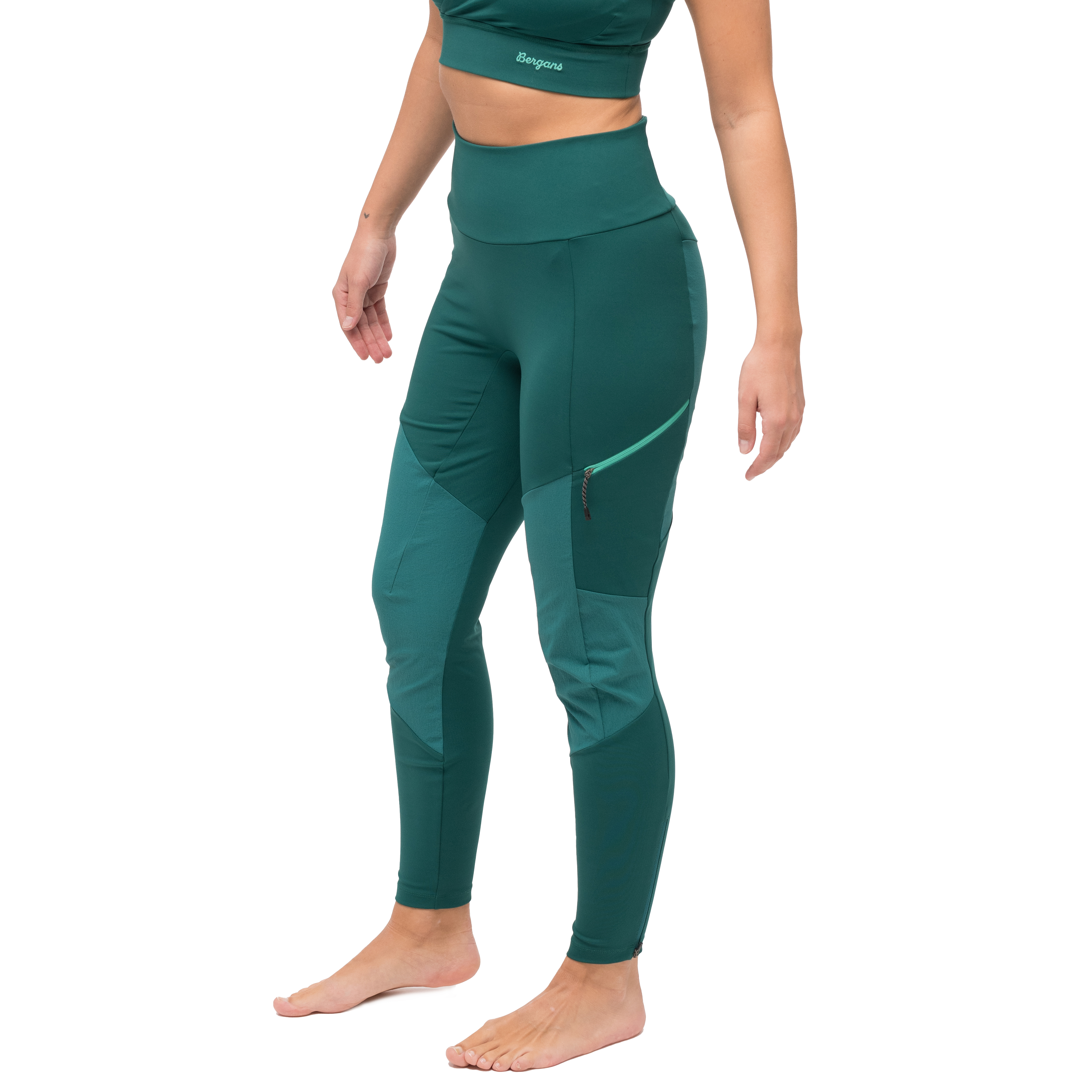 Tind Vertical Rock Tights Dame Malachite Green