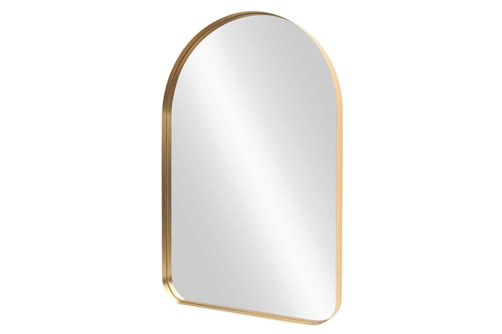 Moderner Wandspiegel ARCA 90cm gold Aluminium