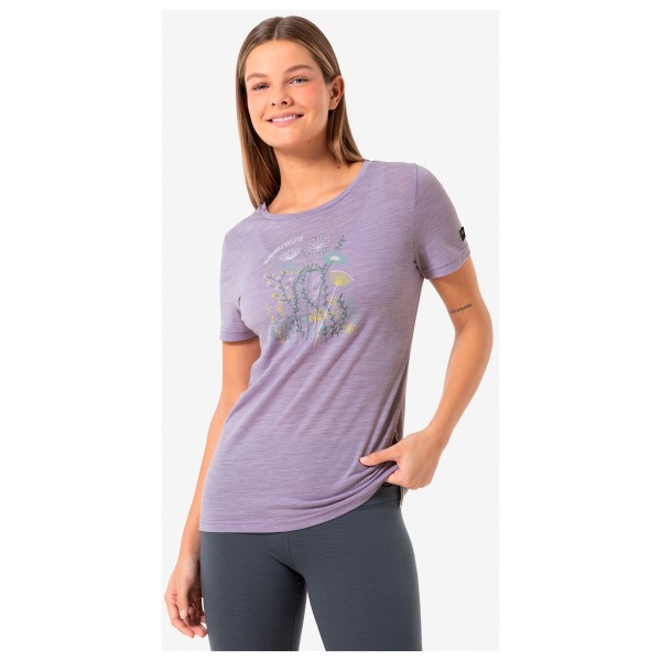 super.natural - Women's Rock Flowers Tee - Haut en mérinos