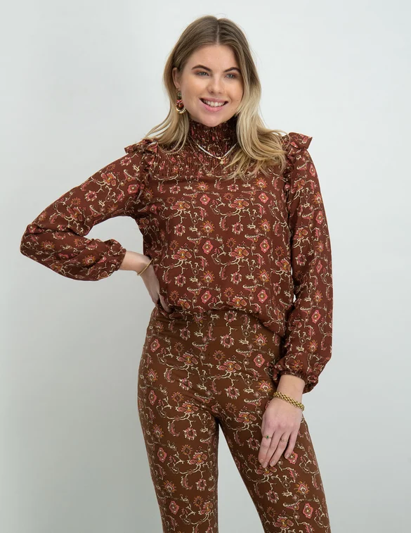 My Jewellery Blouse met print MJ08051