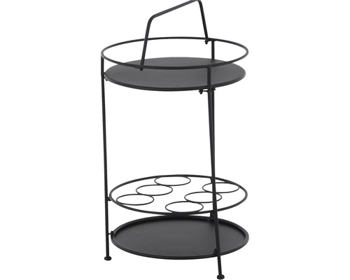 Siena Garden Siero bistrotafel Ø 42 x 74 cm zwart