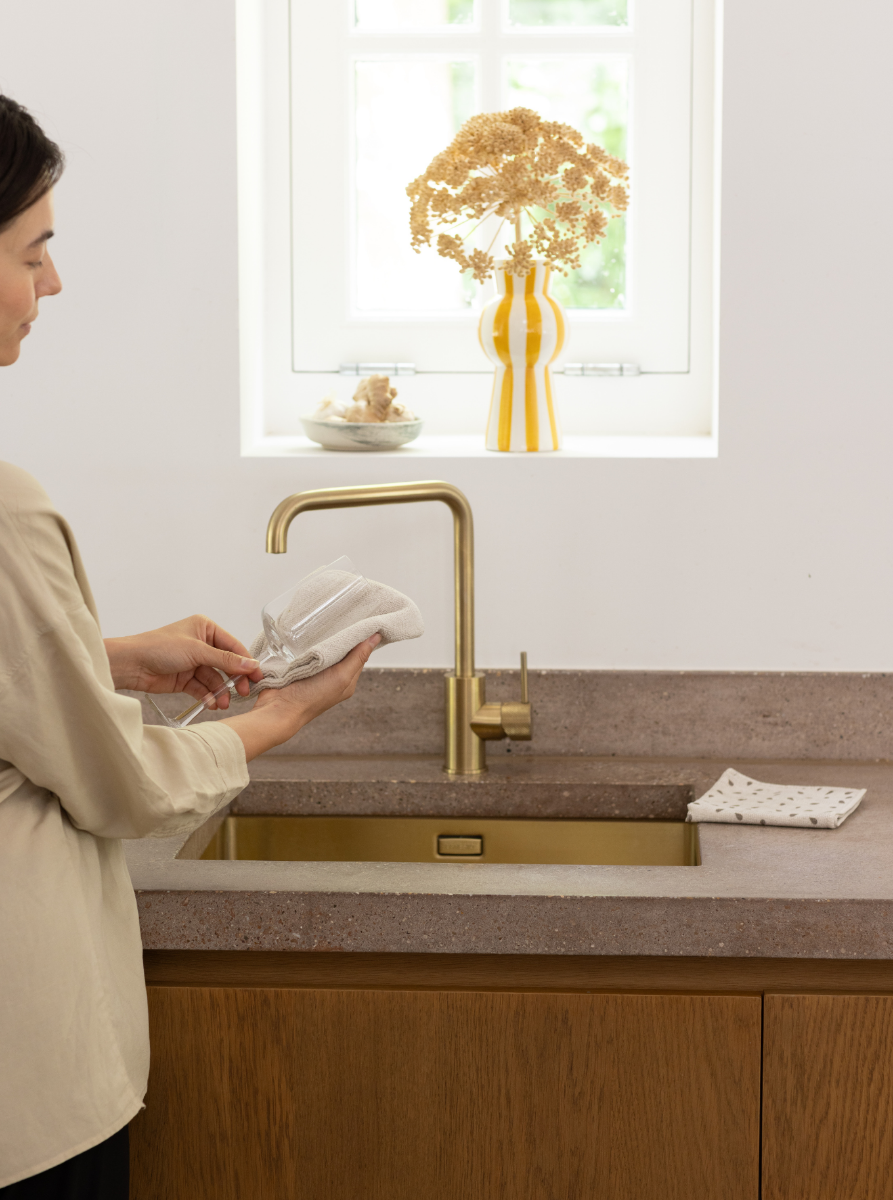 SinkSide Microvezel schoonmaakdoekjes, 30 x 30 cm, set van 2 - Soft Be