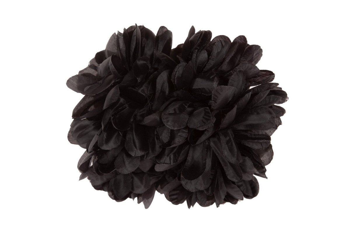 Bloem Haarclip Zwart