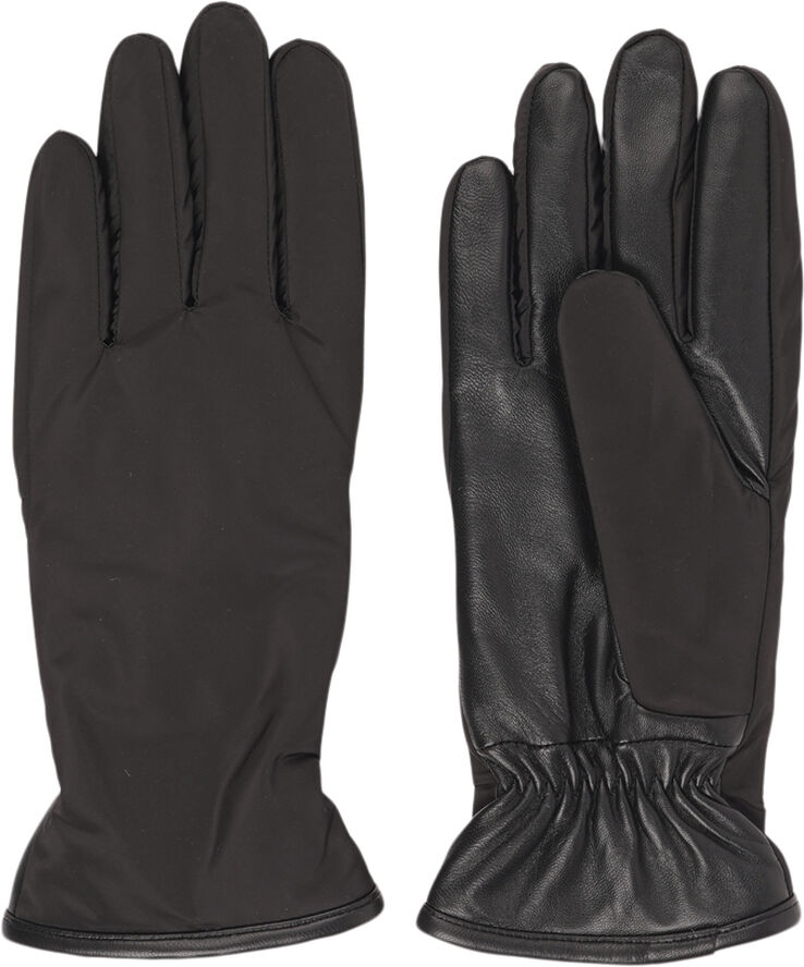 Lovelies SANDRIA - WARM NYLON GLOVES WITH FLEECE LINING Black