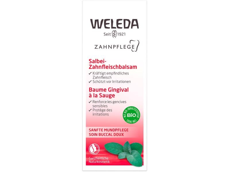 WELEDA Zahnfleischbalsam Salbei 30 ml Natürliche Zahnpasta kräftigt empfindliches Zahnfleisch