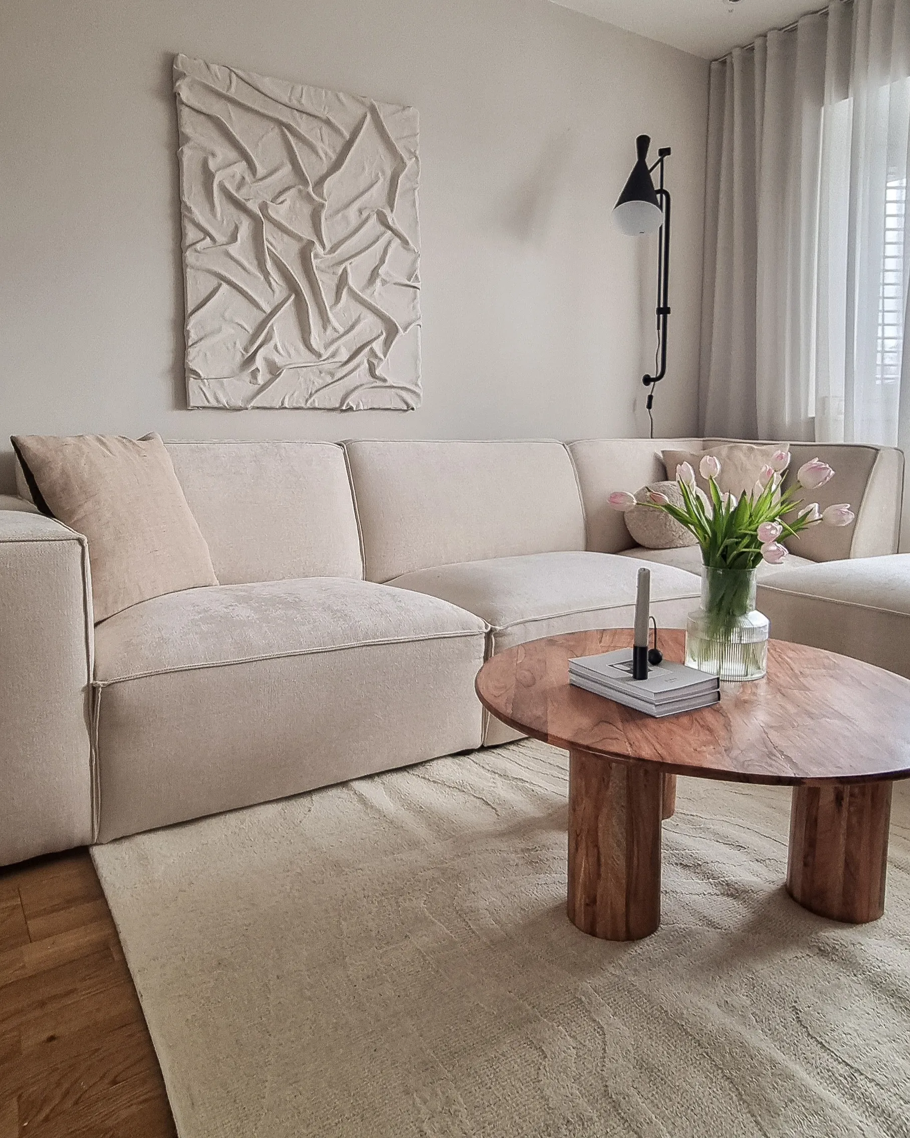 Wandlamp MARISA verstelbaar Metaal Zwart